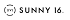 Sunny 16 logo